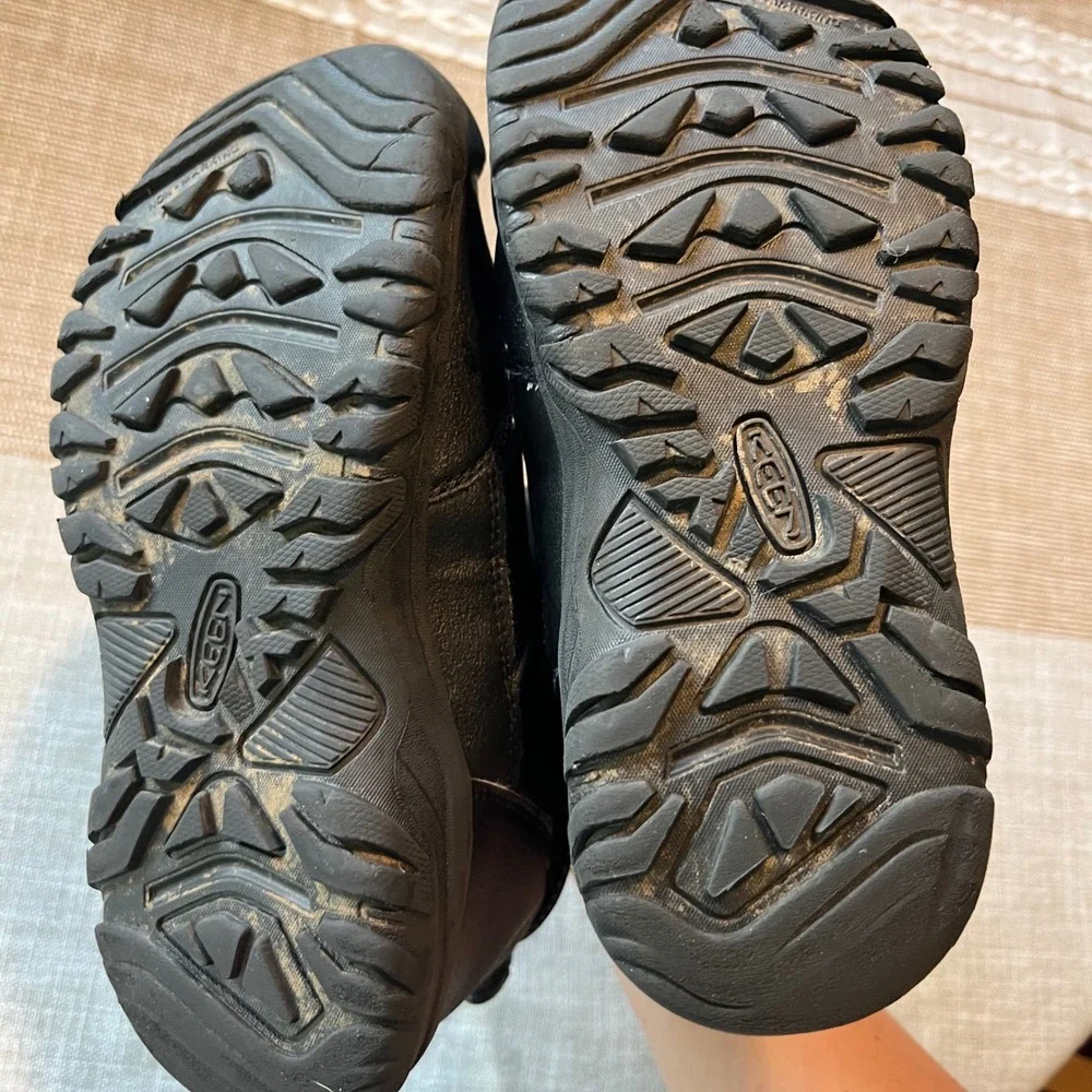 Keen Kootenay III Waterproof Winter Boots Black Insulated Kids Size 2 1027959